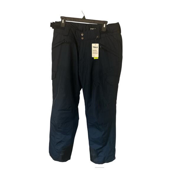 TSLA Ski Pants Snow PantsMen’s Large Navy Blue Nwt - Picture 1 of 6
